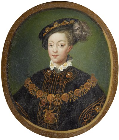 Portrait of Edward VI by Circle of Isaac Oliver